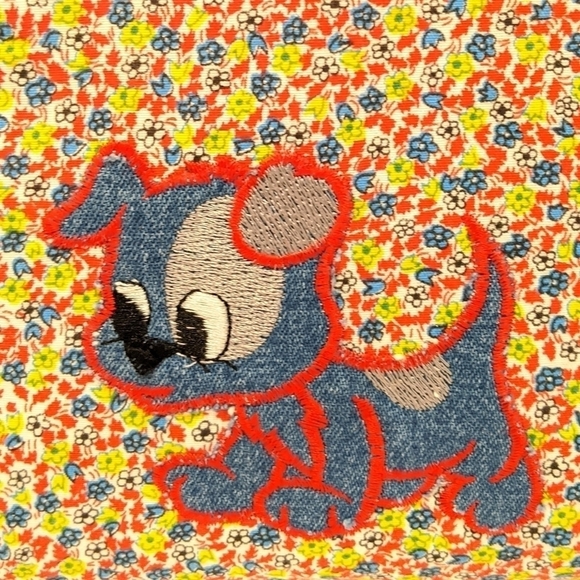 2/$20 denim floral shoulder bag - Picture 4 of 9